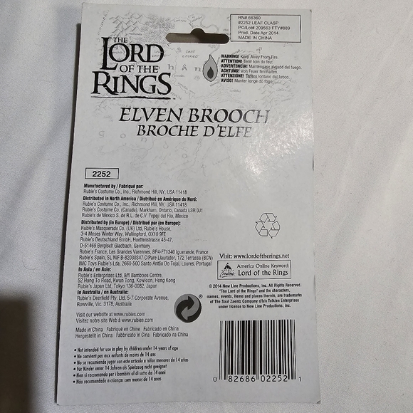 The Lord of the Rings Frodo Elven Brooch - Picture 4 of 6